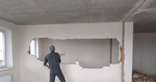 Демонтаж стен Петергоф, цена от 2945 руб.