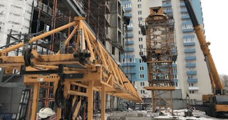 Демонтаж башенного крана в Петергофе - услуги по демонтажу от Сварной-Птф от 1550 руб.