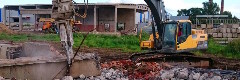 Демонтаж фундамента в Петергофе